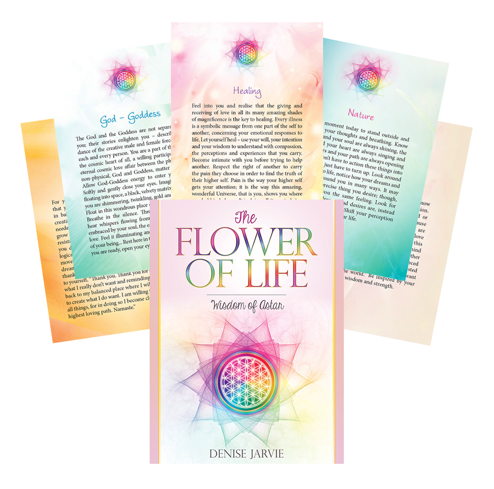 The Flower of Life Oracle cards Blue Angel Blue Angel