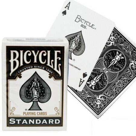 Bicycle Rider Standard poker cards (Black) Bicycle