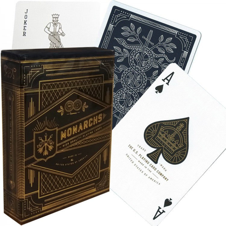 Theory11 Monarchs cards (dark blue) Theory 11