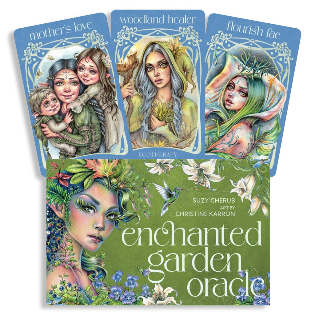 Enchanted Garden Oracle Cards Blue Angel Blue Angel
