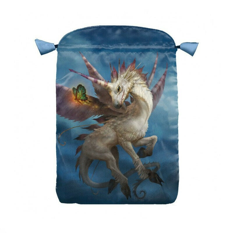 Unicorns Satin Bag for Tarot Cards Lo Scarabeo Lo Scarabeo