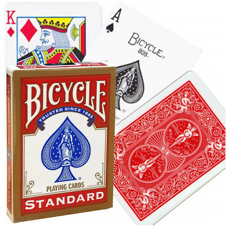 Minor defect Bicycle Rider Standard poker cards golden frame (red) Bicycle