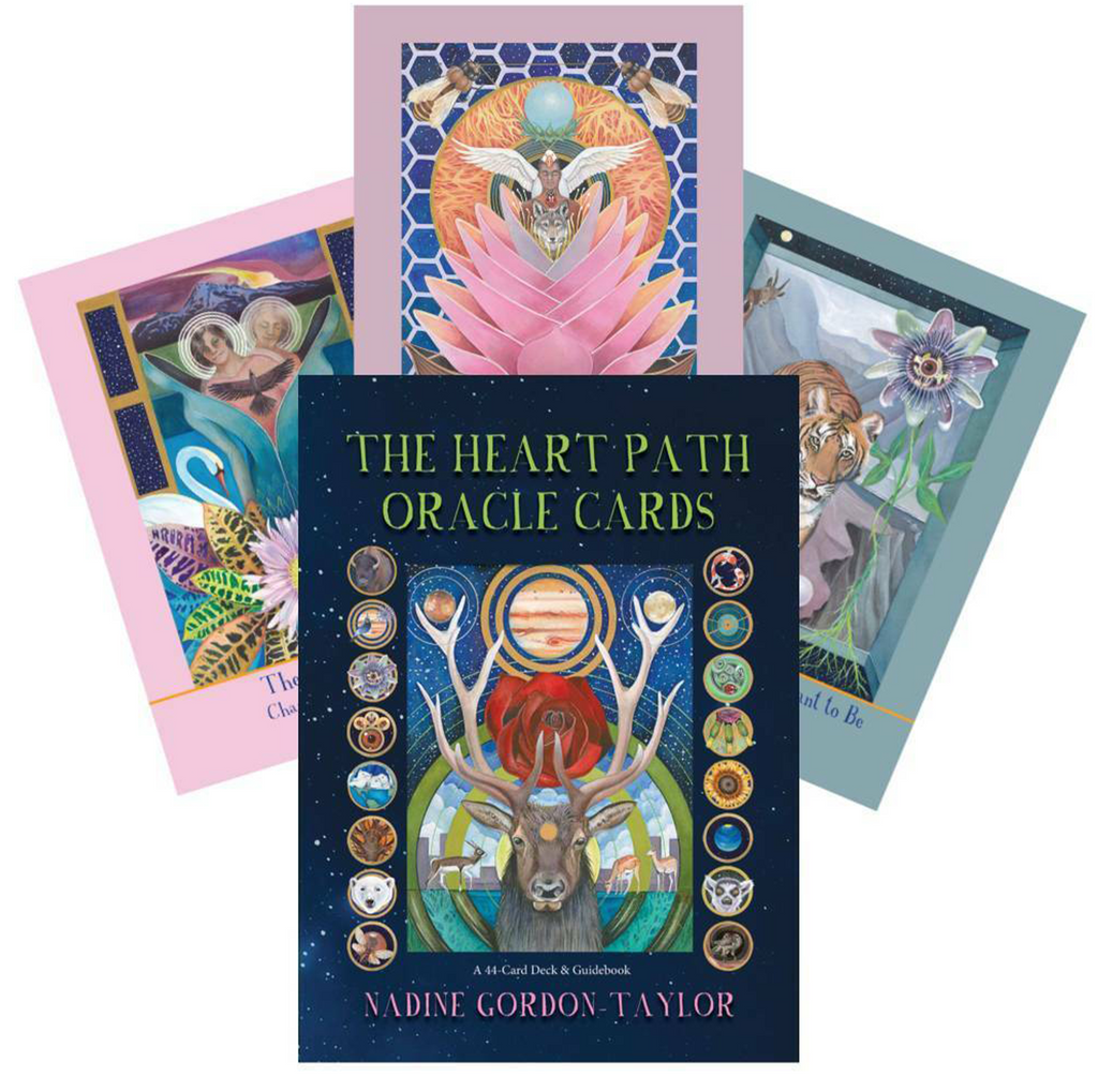 The Heart Path Oracle Cards Bear and Company Bear &amp; Company