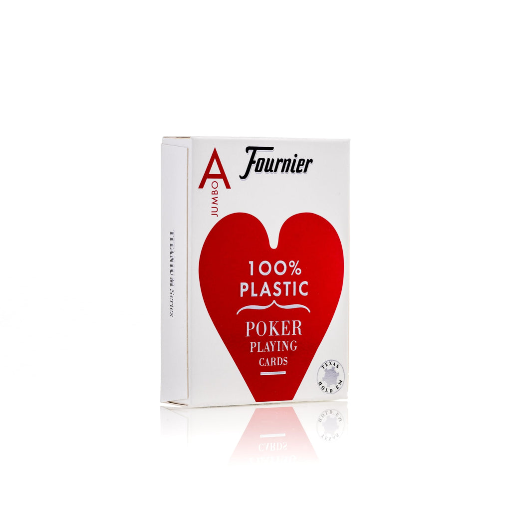 Minor Defect Fournier 2800 poker cards jumbo (Red)