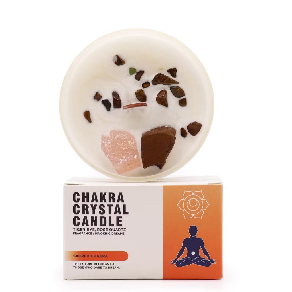 Chakra Crystal Candle - Sacred Chakra Ancient Wisdom Ancient Wisdom