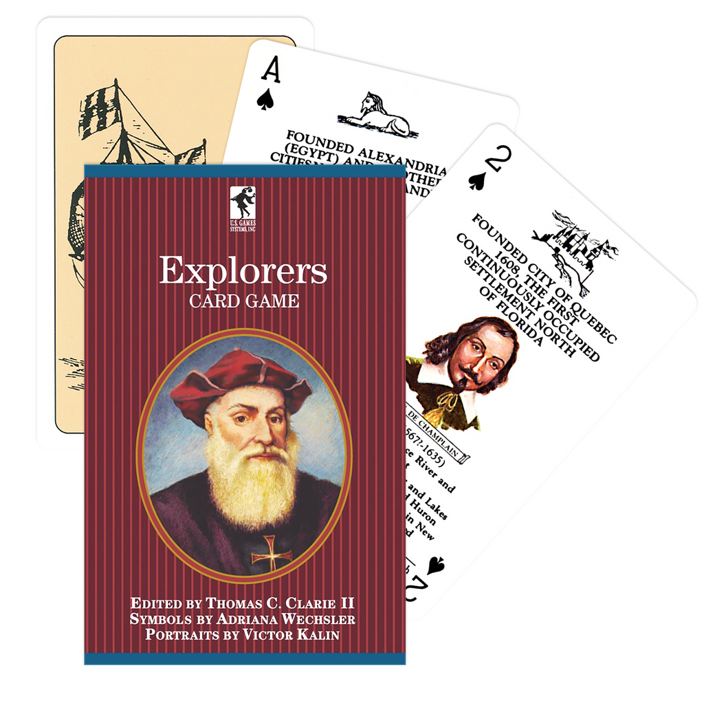 Explorers playing card game US Games Systems