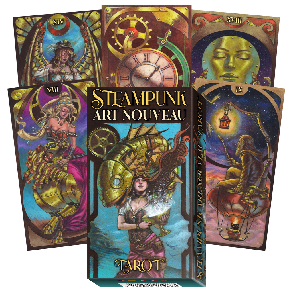 Steampunk Art Nouveau Tarot Cards Lo Scarabeo Lo Scarabeo