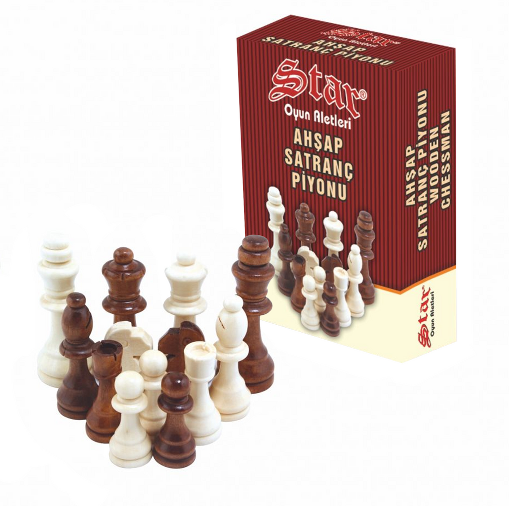 Wooden Chessmen No.5 Star Star