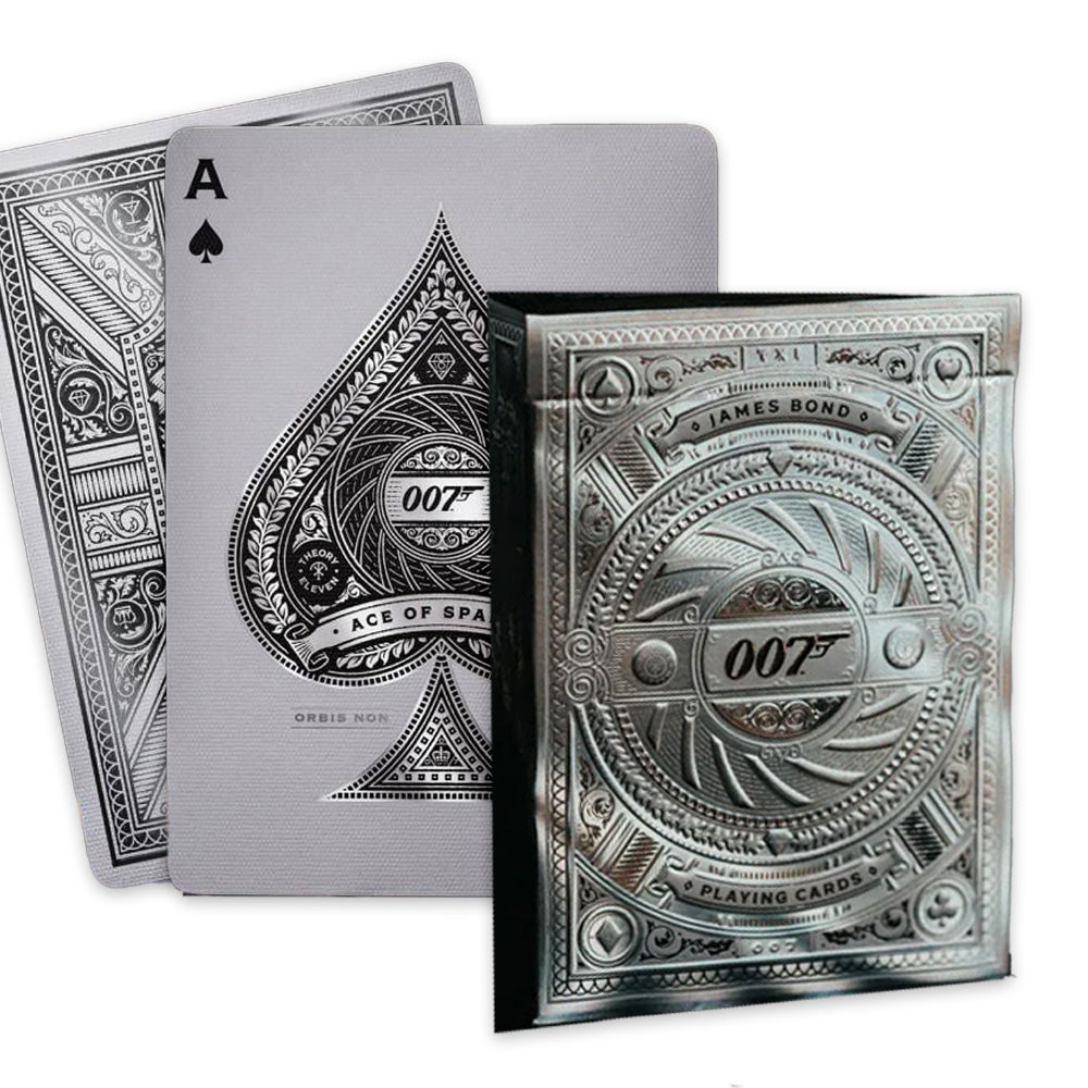 James Bond Agent 007 Silver Edition Playing Cards Theory11 Theory 11