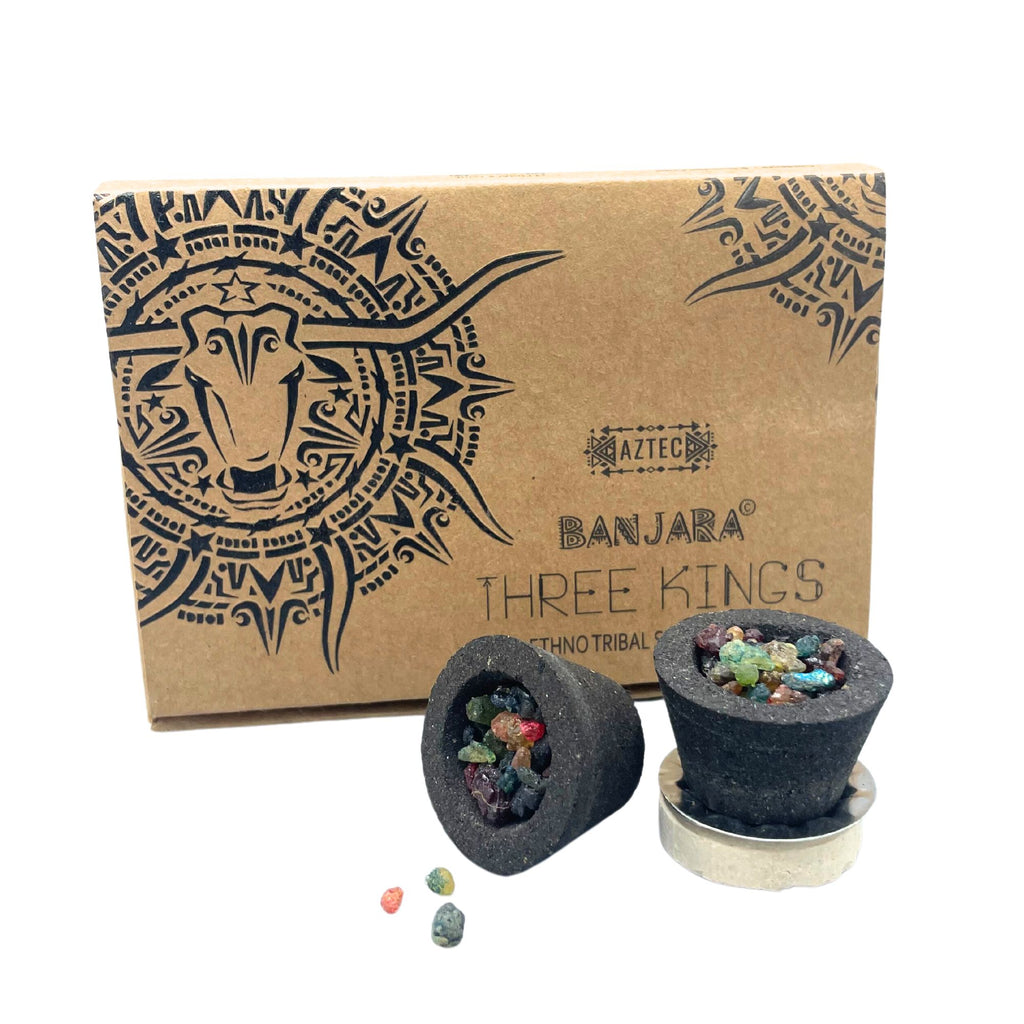 Ritual Resin Smudge Cups Three Kings Banjara Banjara
