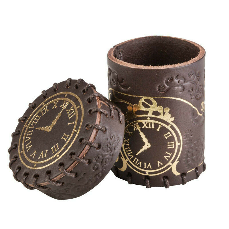 Steampunk Leather Dice Cup Q-Workshop