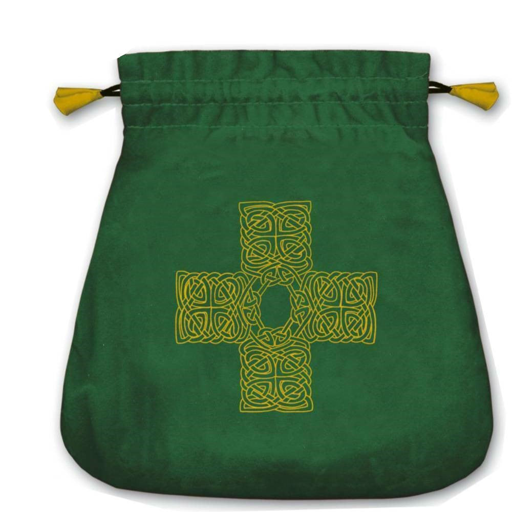 Celtic Cross Satin Green Bag Cards Lo Scarabeo Lo Scarabeo
