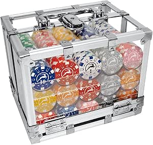 Poker Chips Set in Box 14g. 600 pcs. & Transparent Modiano Modiano