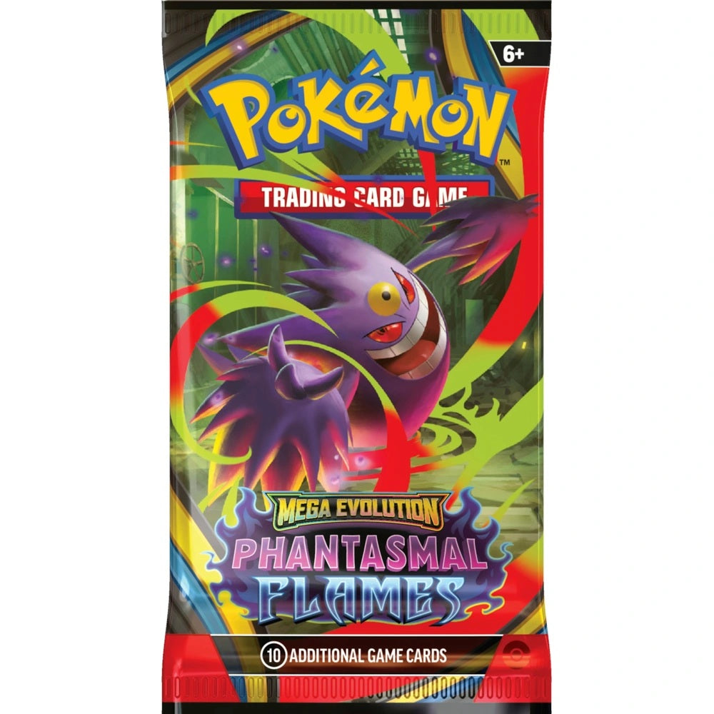 Pokémon Mega Evolution: Phantasmal Flames Booster Pack 1 pc. Pokémon