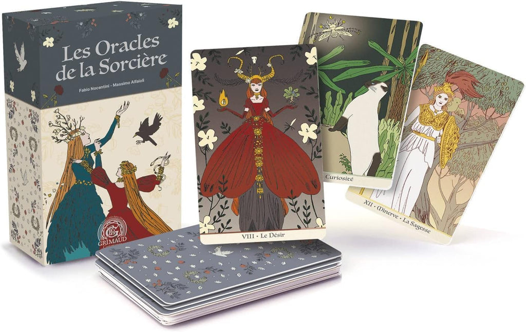 Les Oracles de la Sorcière Oracle cards French edition Grimaud Cartomancie Grimaud Cartomancie