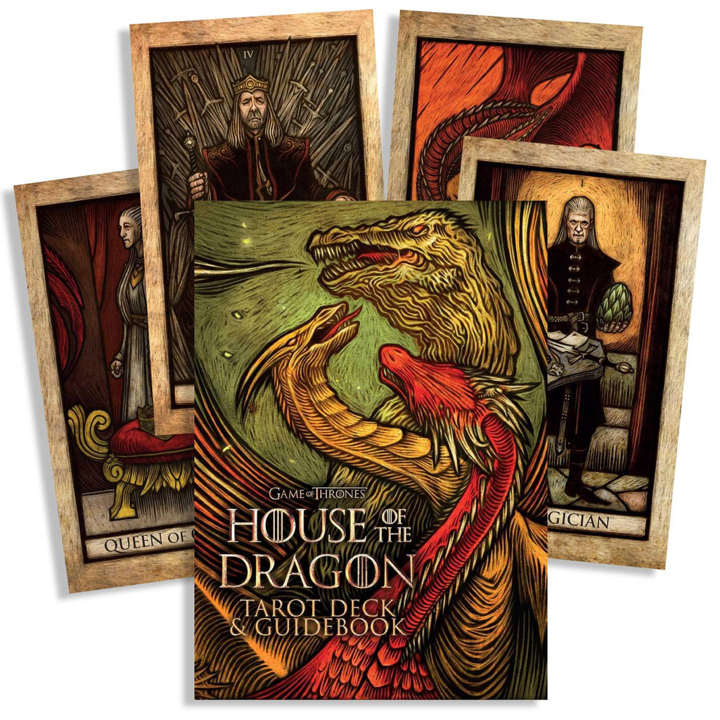 Game Of Thrones House Of The Dragon Tarot Deck & Guidebook Insight Editions Insight Editions