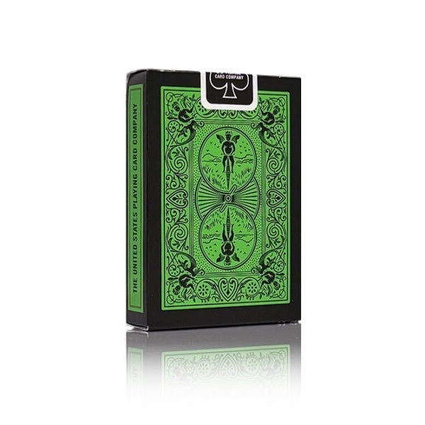 Bicycle Rider Back Reverse Cards Deck (Green & Black) – CardsHouse