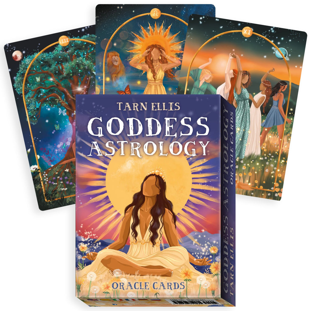 Goddess Astrology Oracle kortos Lo Scarabeo Lo Scarabeo