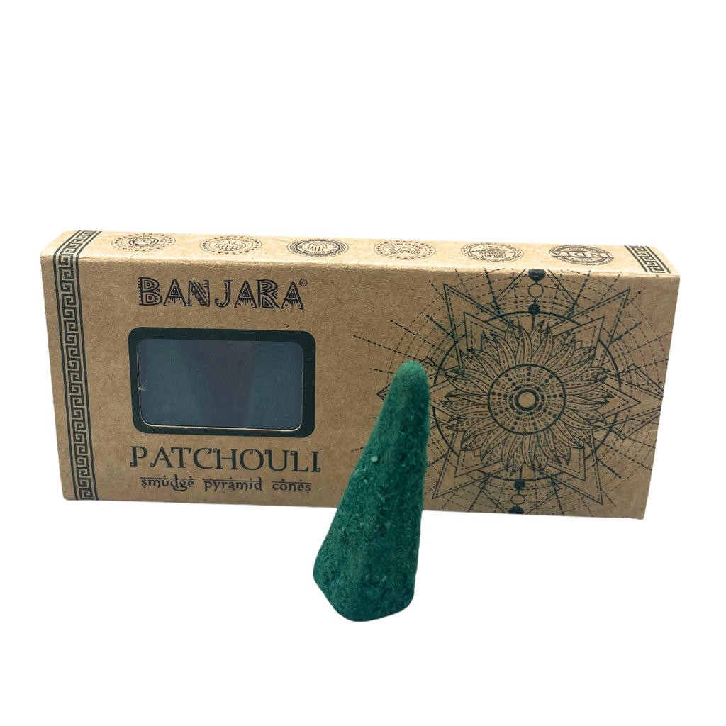 Banjara Smudge Pyramid Cones - Patchouli Ancient Wisdom