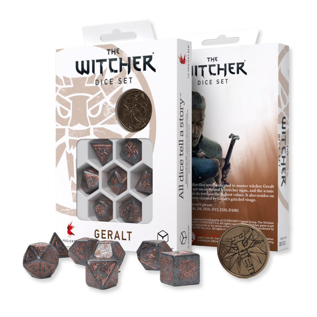 The Witcher Dice Set. Geralt Q-WORKSHOP Q-Workshop