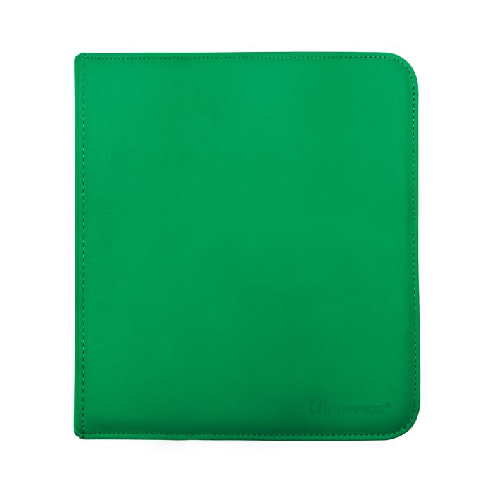 Vivid 12-Pocket Zippered PRO-Binder Green Ultra Pro Ultra PRO