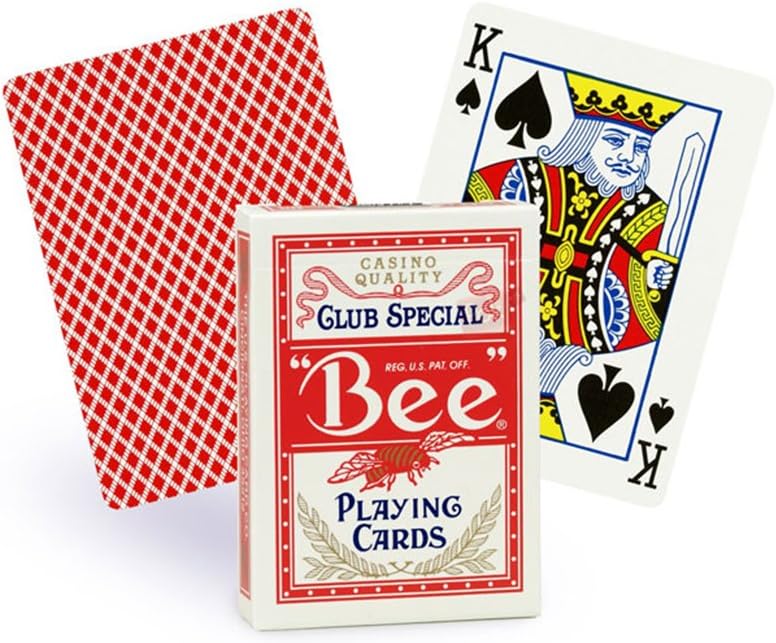 Bee Standard poker cards (Red) Bicycle