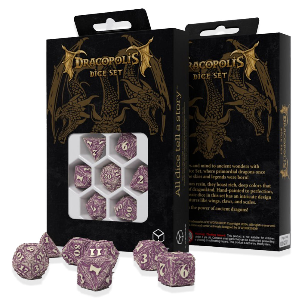 Dracopolis The Yucatan Featherwing Dice Set Q-WORKSHOP Q-Workshop