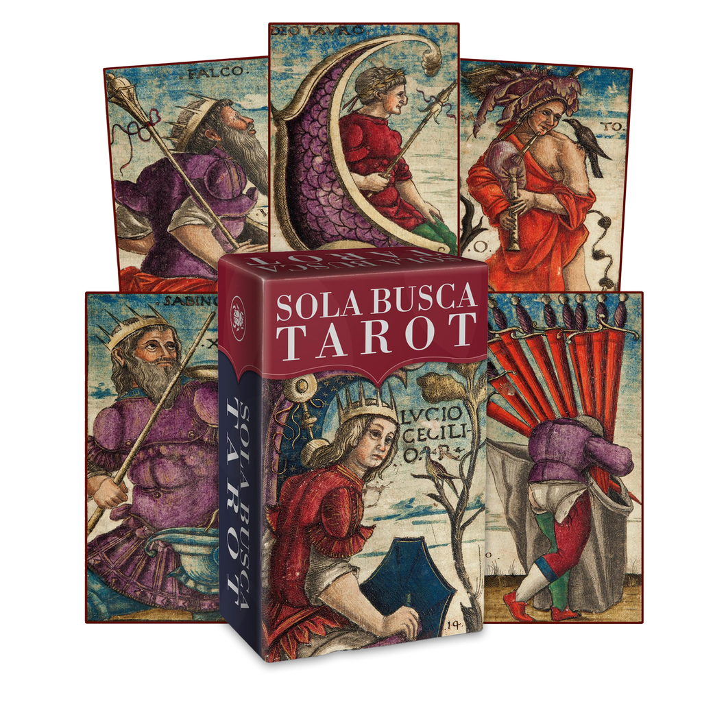 Sola Busca Tarot Mini Pocket Size Cards Lo Scarabeo Lo Scarabeo