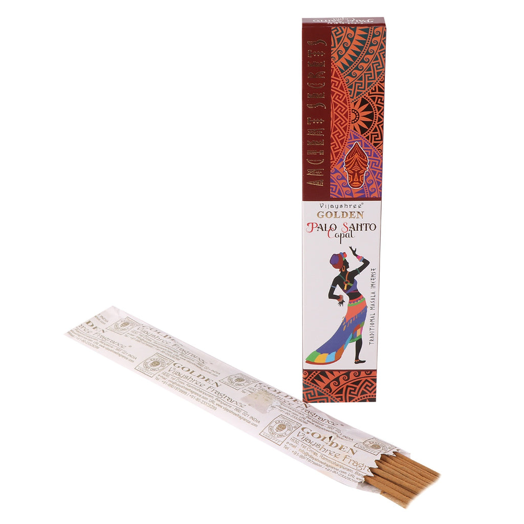 Golden Ancient Series Copal and Palo Santo Incense Vijayshree Vijayshree