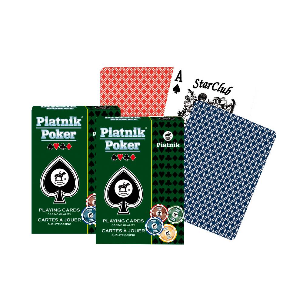 Piatnik Poker Card Decks 2 pcs. (red and blue) Piatnik