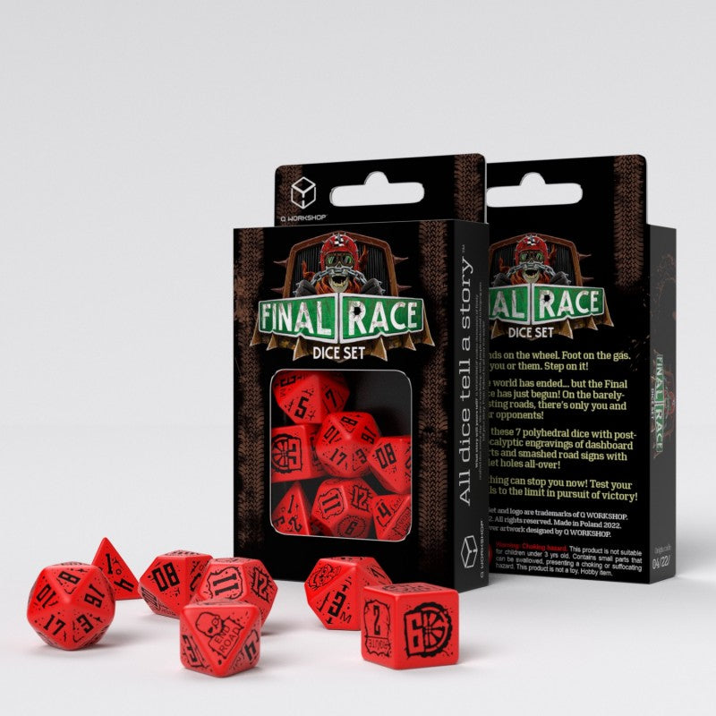 Final Race Dice Set Engine Roar Q-Workshop