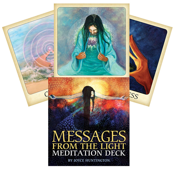 Messages From The Light Meditation Inspirational Cards Deck US Games Systems US Games Systems