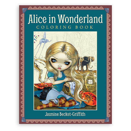 Alice In Wonderland Coloring Book Blue Angel Blue Angel