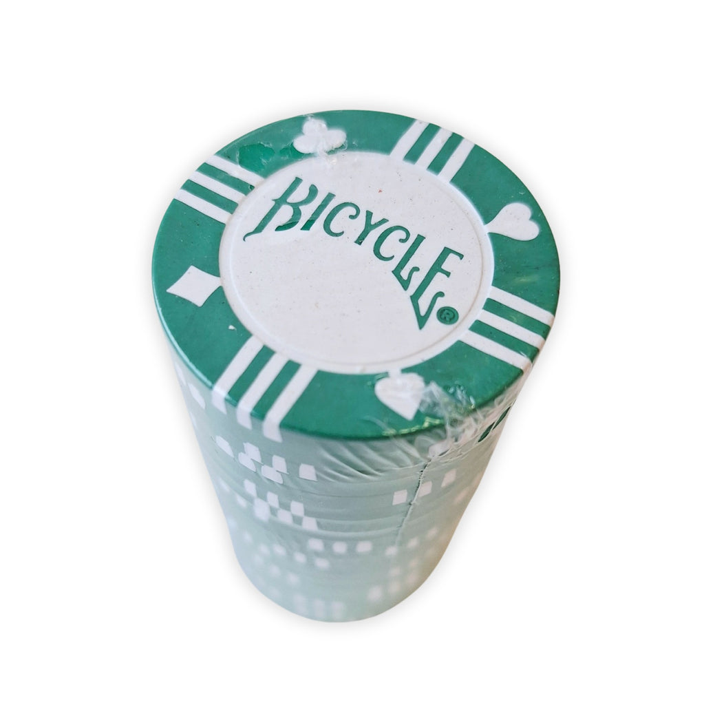 Poker Chips 20 pcs. (Green) Bicycle Bicycle