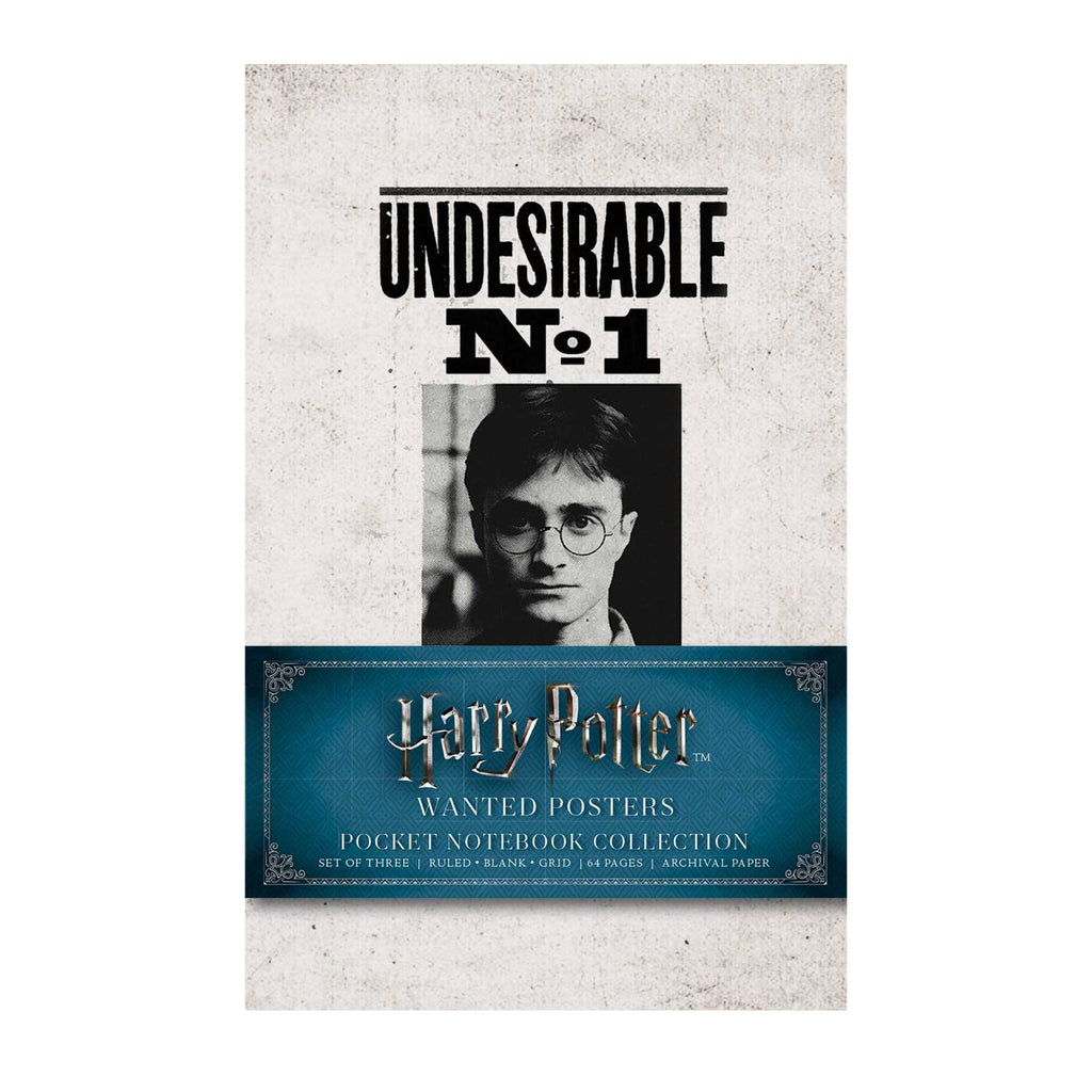 Harry Potter: Wanted Posters Pocket Notebook Collection (Set of 3) Insight Editions