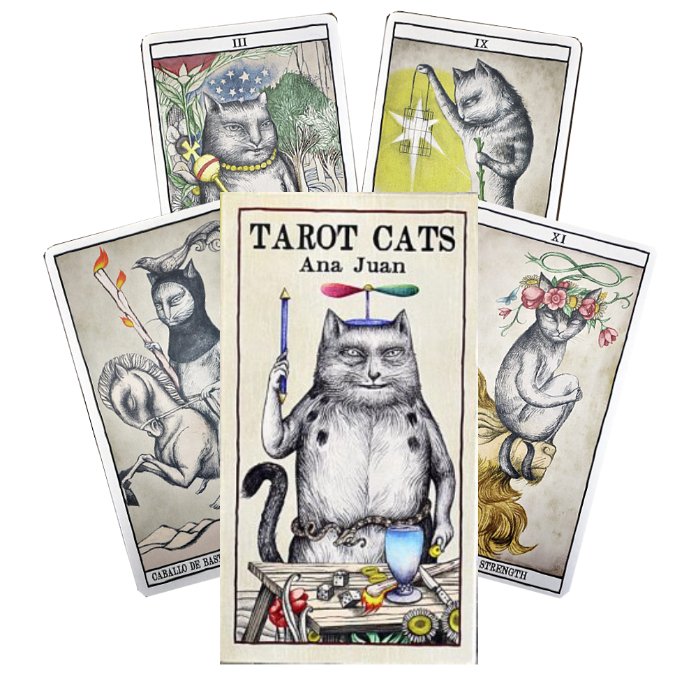 Tarot Cats cards Fournier Fournier