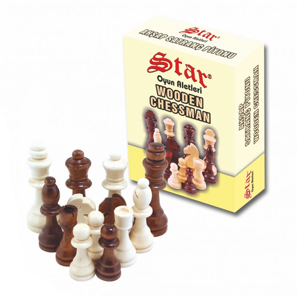 Wooden Chessmen No.1 Star Star