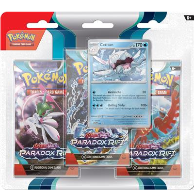 Pokemon Scarlet & Violet: Paradox Rift 3-Pack Blister (Cetitan) (ENG) Pokémon