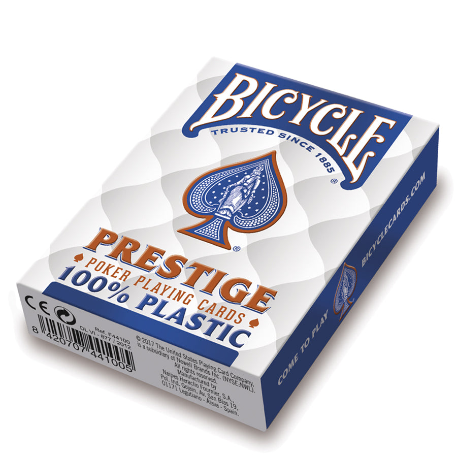 Bicycle Prestige Jumbo poker cards (Blue) Bicycle