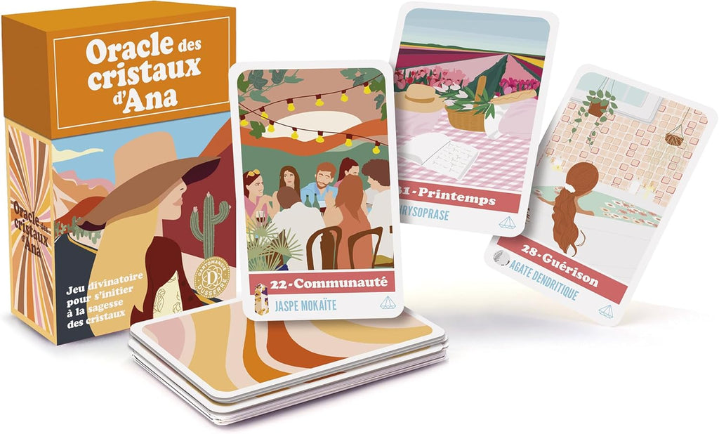 L’Oracle des Cristaux d’Ana French Edition Grimaud Cartomancie Grimaud Cartomancie