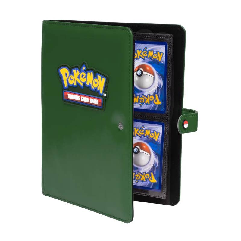 Premium Green 4-Pocket Snap Binder for Pokémon Ultra Pro Ultra PRO