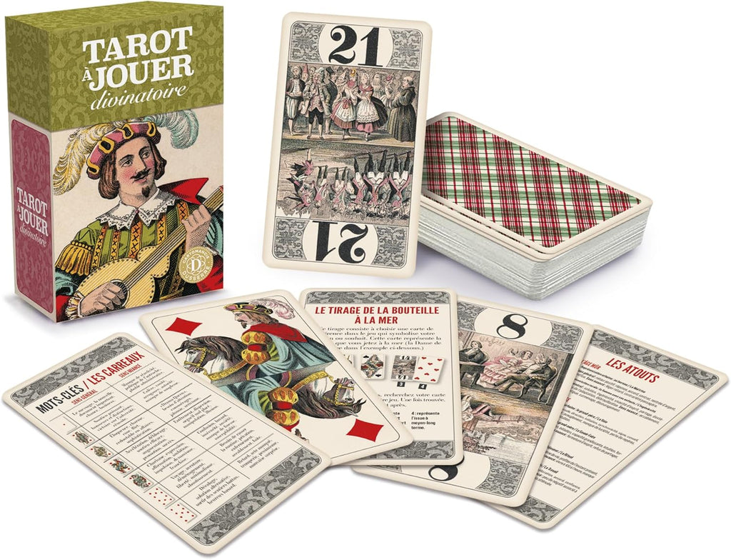 Tarot à Jouer divinatoire French edition Grimaud Cartomancie Grimaud Cartomancie