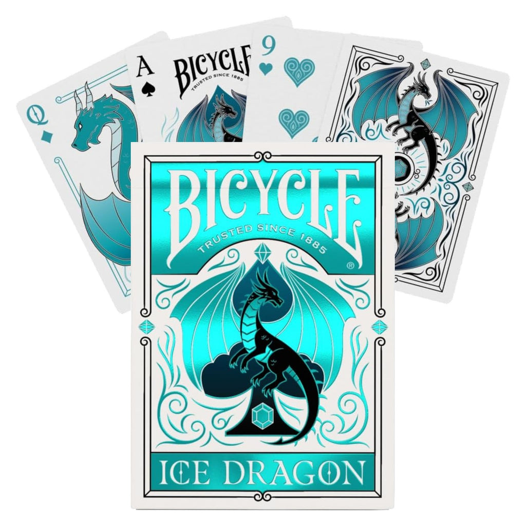 Ice Dragon Playing Cards Deck Bicycle