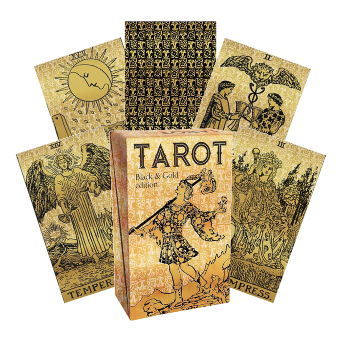 Tarot Black and Gold Edition Cards Lo Scarabeo Lo Scarabeo