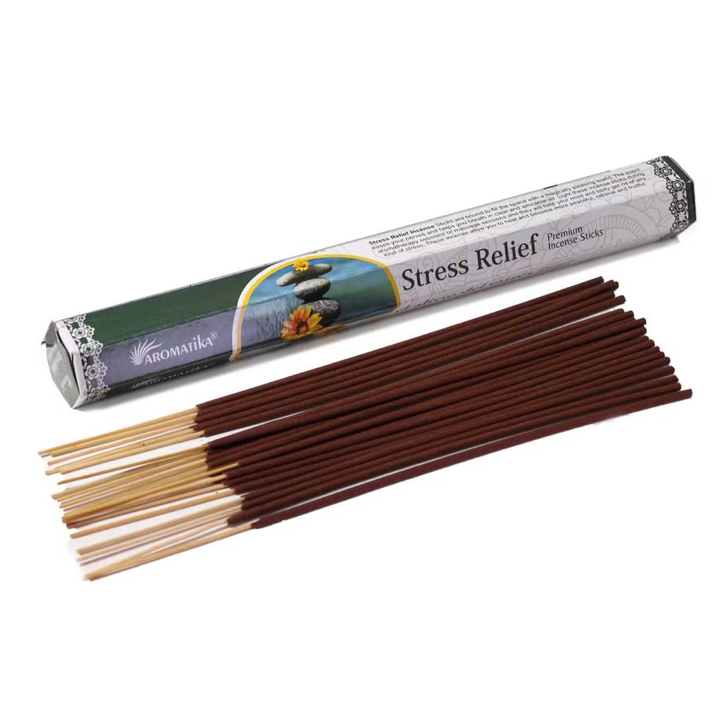 Stress Relief Aromatika Charcoal Free Hex Incense Aromatika