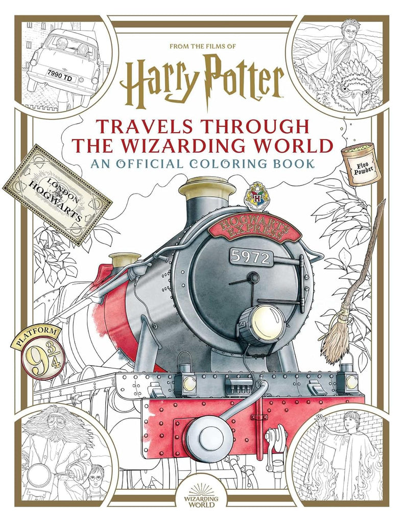 Harry Potter: Travels Through the Wizarding World: The Official Coloring Book Insight Editions Insight Editions
