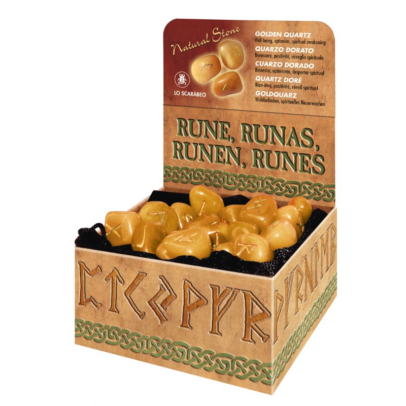 Golden Quartz Runes Lo Scarabeo Lo Scarabeo