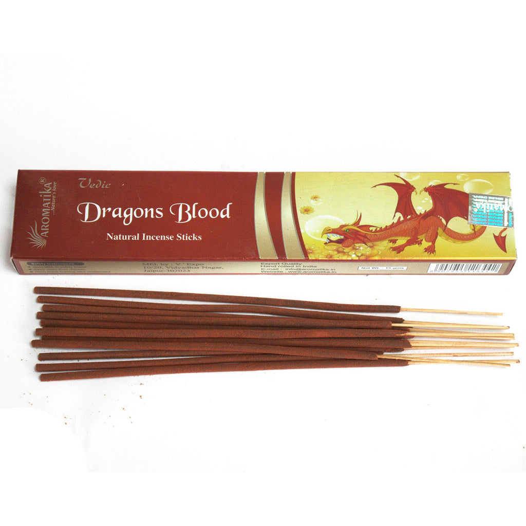 Vedic Dragons Blood Natural Incense Sticks Aromatika Aromatika