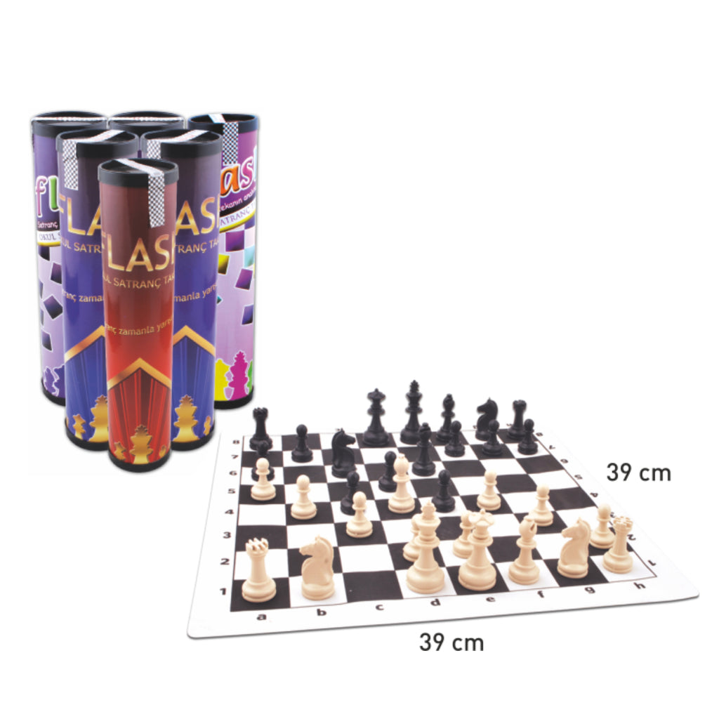 Flash Roll Cylinder Chess Set Star Star