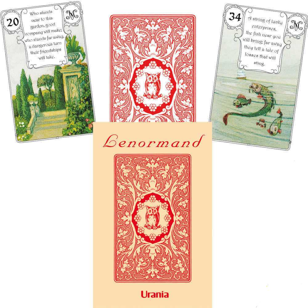 Red Owl Lenormand Cards AGM AGM
